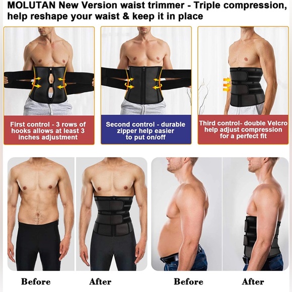 MOLUTAN Waist Trainer Shaper - Picture 3 of 9